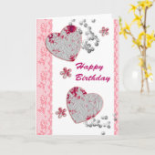 Happy Birthday Karte (Gelbe Blume)