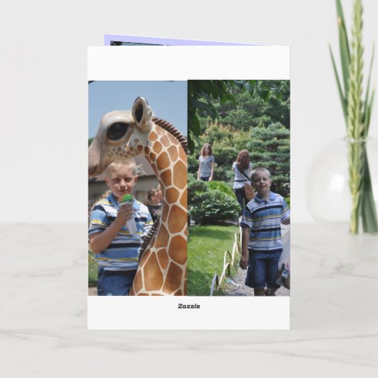 Happy Birthday Karte (Rückseite)