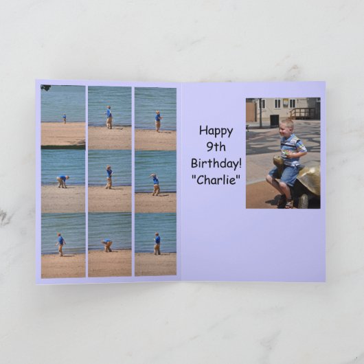 Happy Birthday Karte (Innenseite)