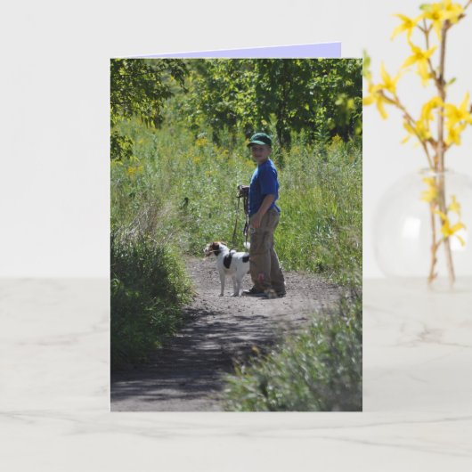 Happy Birthday Karte (Gelbe Blume)