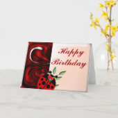 Happy Birthday Karte (Gelbe Blume)