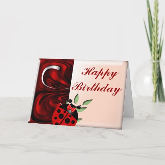 Happy Birthday Karte (Vorderseite)
