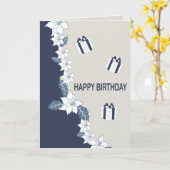 Happy Birthday Karte (Gelbe Blume)