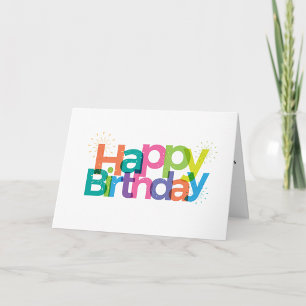 Happy Birthday Karte
