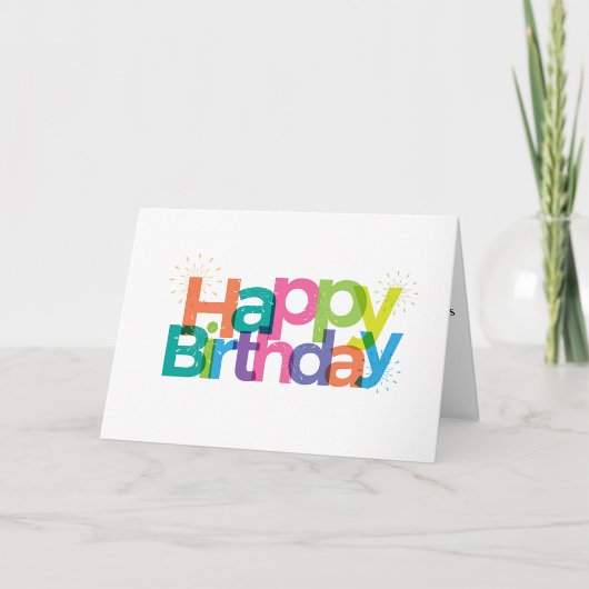 Happy Birthday Karte
