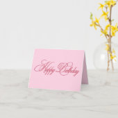 Happy Birthday Karte (Gelbe Blume)