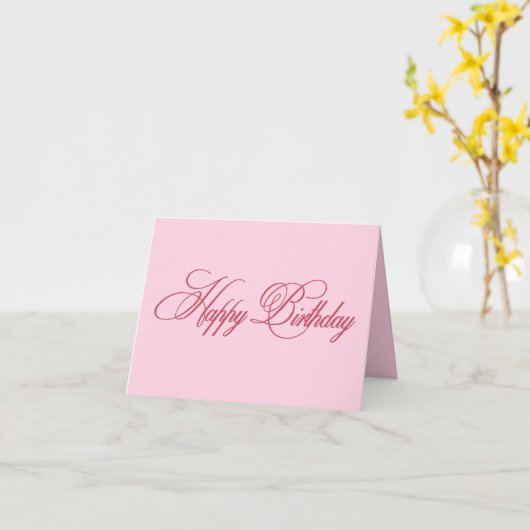 Happy Birthday Karte (Gelbe Blume)