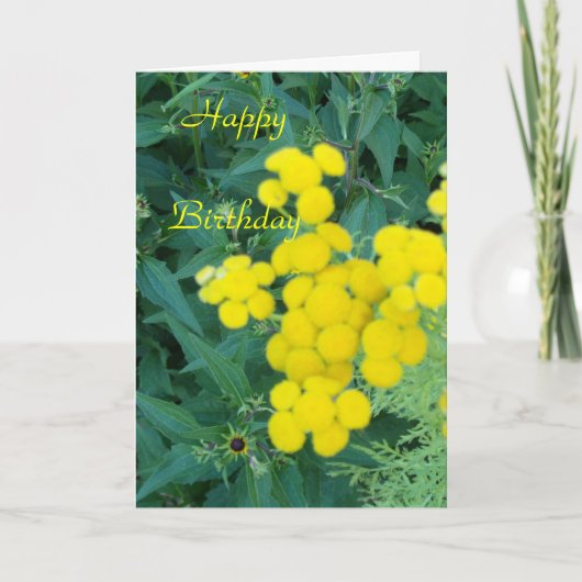 Happy Birthday Karte (Vorderseite)