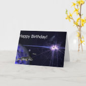 Happy Birthday Karte (Gelbe Blume)