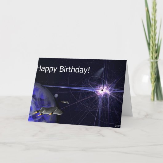 Happy Birthday Karte (Vorderseite)