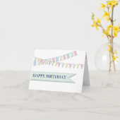 Happy Birthday Karte (Gelbe Blume)