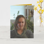 Happy Birthday Karte (Gelbe Blume)