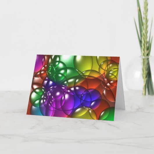 Happy Birthday Karte (Vorderseite)