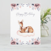 Happy Birthday Karte (Stehend Vorderseite)