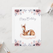 Happy Birthday Karte (Vorderseite/Rückseite Beispiel)