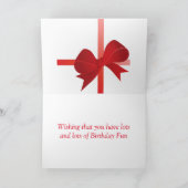 Happy Birthday Karte (Innenseite)