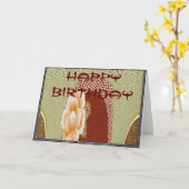 Happy Birthday Karte (Gelbe Blume)