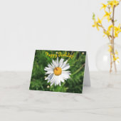 Happy Birthday Karte (Gelbe Blume)