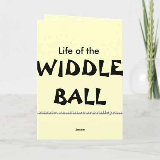 Happy Birthday Karte (Rückseite)