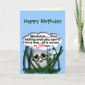 Happy Birthday Karte (Vorderseite)