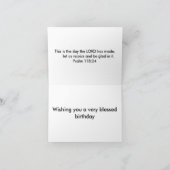 "Happy Birthday" Karte (Innenseite)