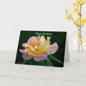 Happy Birthday Karte (Gelbe Blume)