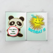 Happy Birthday Karte (Innenseite)