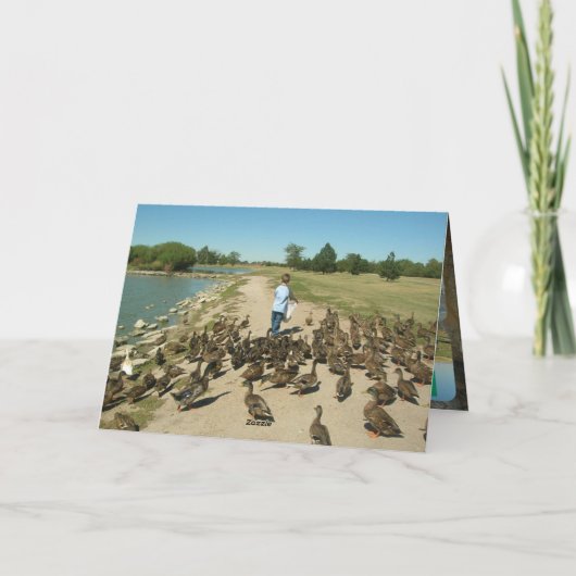 Happy Birthday Karte (Rückseite)