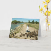 Happy Birthday Karte (Gelbe Blume)