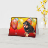 Happy Birthday Karte (Gelbe Blume)