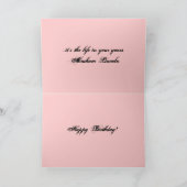 Happy Birthday Karte (Innenseite)