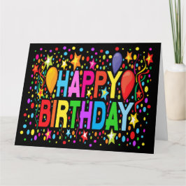 HAPPY BIRTHDAY KARTE