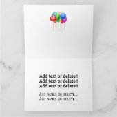 HAPPY BIRTHDAY KARTE (Innenseite)