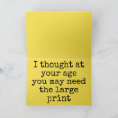 Happy Birthday Karte (Innenseite)