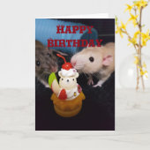 Happy Birthday Karte (Gelbe Blume)