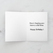 Happy Birthday Karte (Innenseite)