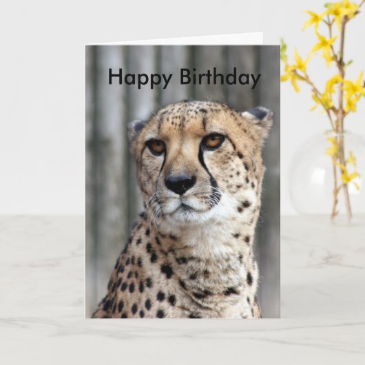 Happy Birthday Karte (Gelbe Blume)