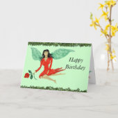Happy Birthday Karte (Gelbe Blume)