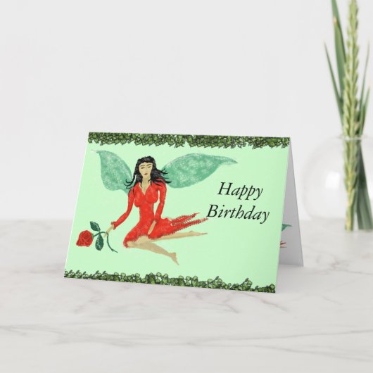 Happy Birthday Karte (Vorderseite)