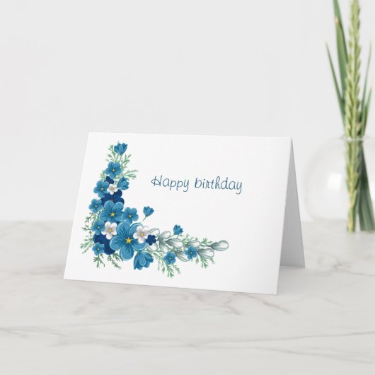 Happy birthday karte (Vorderseite)