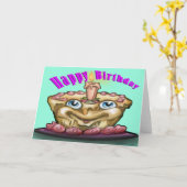 Happy Birthday Karte (Gelbe Blume)