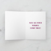 Happy Birthday Karte (Innenseite)