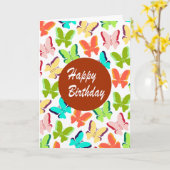 Happy Birthday Karte (Gelbe Blume)