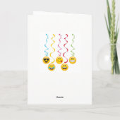 Happy Birthday Karte (Rückseite)