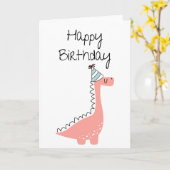 Happy Birthday Karte (Gelbe Blume)