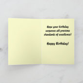 Happy Birthday Karte (Innenseite)