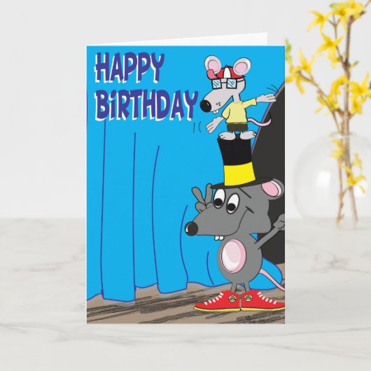 Happy Birthday Karte (Gelbe Blume)