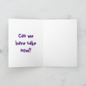 Happy Birthday Karte (Innenseite)