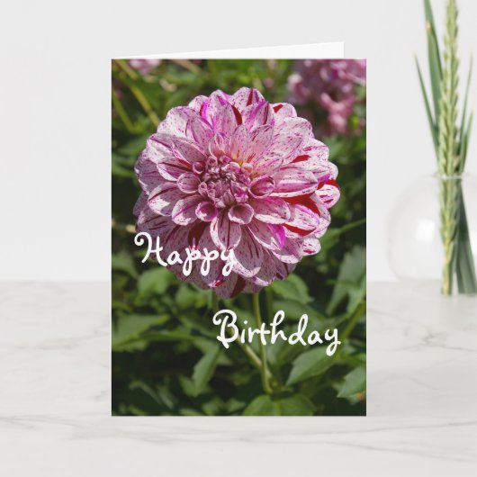 Happy Birthday Karte (Vorderseite)