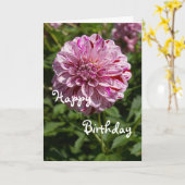 Happy Birthday Karte (Gelbe Blume)